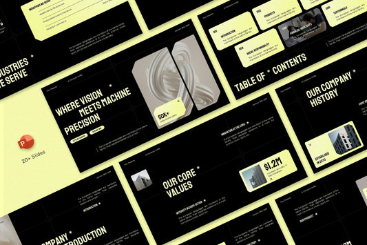 Beige Modern AI Company Profile | 004