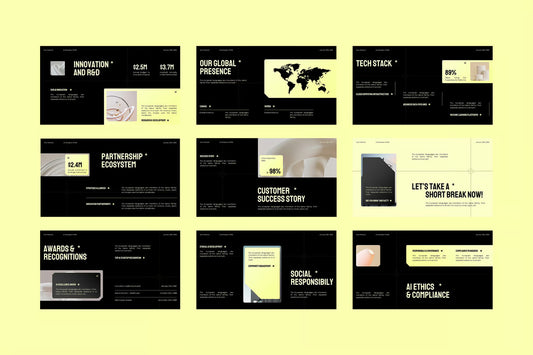 Beige Modern AI Company Profile | 004